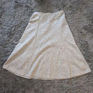 Vintage jersey skirt heather gray